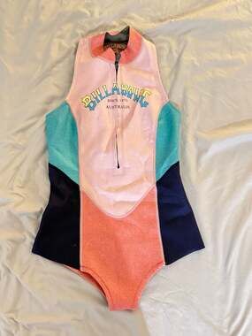 1/1 Sleeveless Chest Zip Springsuit Wetsuit